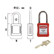 CE aprobado industrial utilizado ABS de seguridad de candado